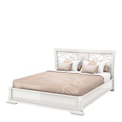 Кровать с резным изголовьем 180х200 Palermo Bianco