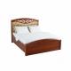 Кровать с резной вставкой с изножьем с мягким элементом 160х200 San Remo Ciliegio