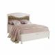 Кровать без изножья с мягким элементом 160х200 San Remo Bianco